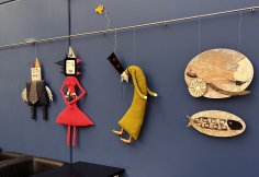 Dolls from recycled fabrics by Resa Tiitsmaa 