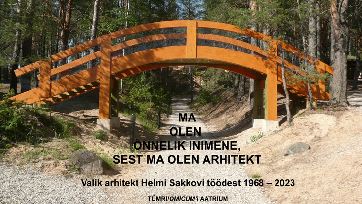 Helmi Sakkovi näituse plakat